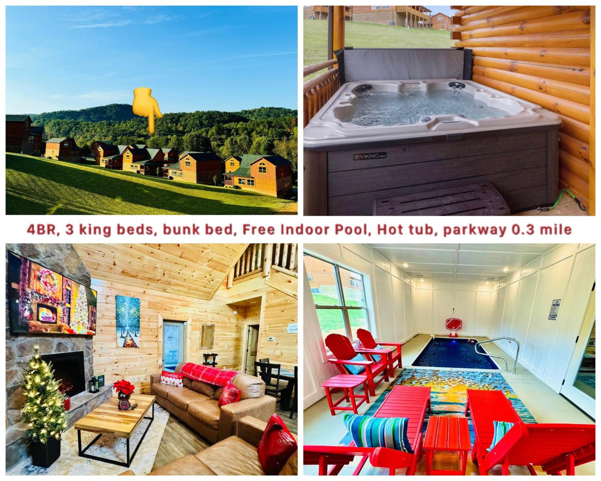 New! Indoor Pool/Ps 5/Hot Tub/Parkway Villa Pigeon Forge Kültér fotó