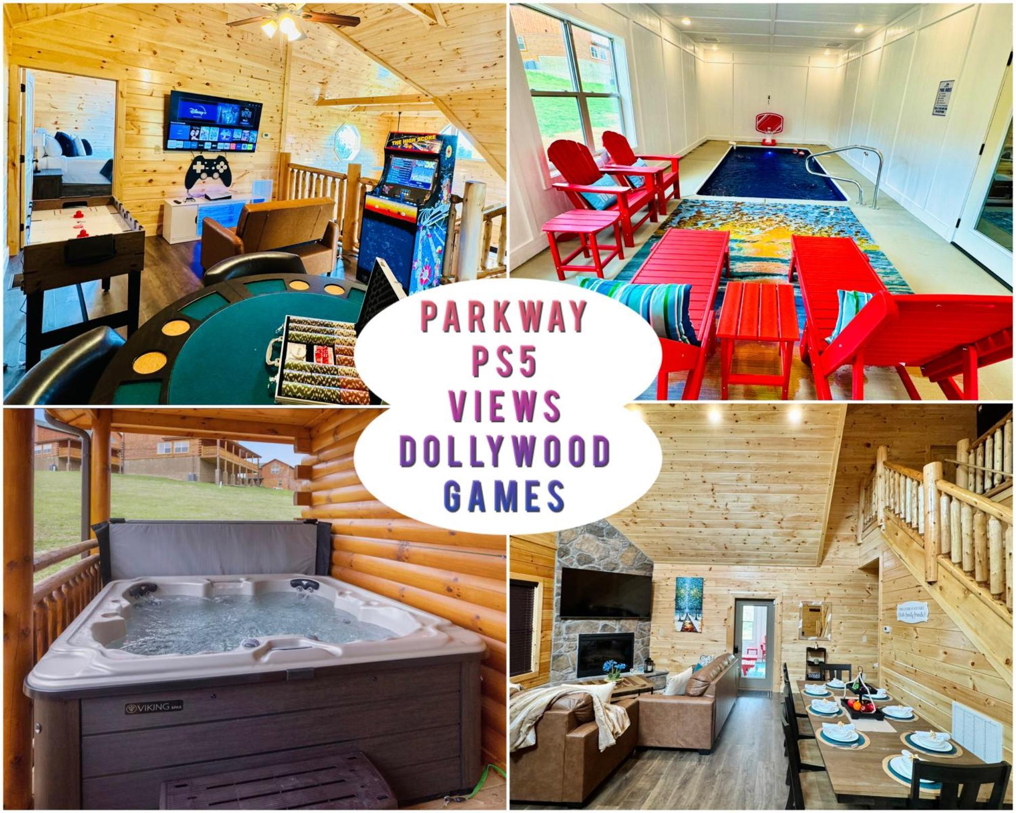 New! Indoor Pool/Ps 5/Hot Tub/Parkway Villa Pigeon Forge Kültér fotó